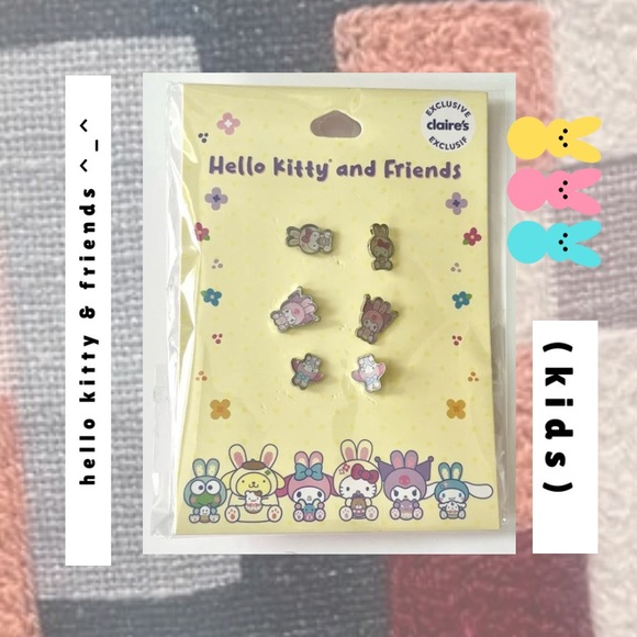 (kid’s) 🏷️ hello kitty & friends matching necklace & earrings set - Picture 4 of 11